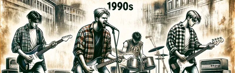 1990-talet: Grunge, hip-hop och electronica