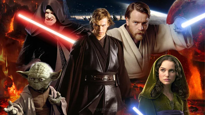 Star Wars i kronologisk ordning med alla serier
